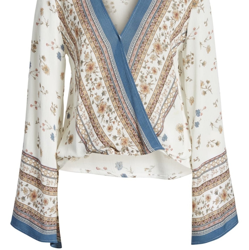 Lost + Wander Tulum Bell Sleeve top